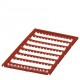 UC1-TMF 5 RD 0828205 PHOENIX CONTACT Marcador para bornes, Estera, rojo, sin rotular, rotulable con: BLUEMAR..