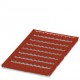 UC1-TM 6 RD CUS 0828323 PHOENIX CONTACT Marcador para bornes, disponible: por esteras, rojo, rotulado según ..