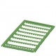 UC1-TMF 5 GN CUS 0828342 PHOENIX CONTACT Marcador para bornes, disponible: por esteras, verde, rotulado segú..