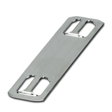 KMV 44X9,6 CUS 0828494 PHOENIX CONTACT Placa de acero inoxidable, disponible: por pieza, plateado, rotulado ..