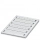 UCT-TM 8 0828740 PHOENIX CONTACT Marcador para bornes, Estera, blanco, sin rotular, rotulable con: THERMOMAR..
