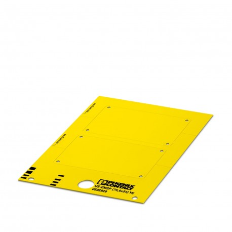 US-EMSP (75,6X54) YE 0828929 PHOENIX CONTACT Repères pour appareils