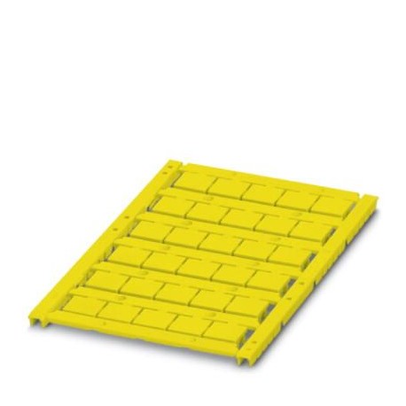 UCT-TM 12 YE 0829145 PHOENIX CONTACT Marcador para bornes, Estera, amarillo, sin rotular, rotulable con: TOP..