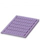 UCT-TM 6 VT 0829161 PHOENIX CONTACT Marker für Klemmen, Matte, violett, unbeschriftet, beschriftbar mit: THE..