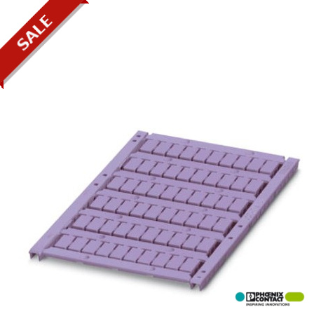 UCT-TM 6 VT 0829161 PHOENIX CONTACT Repères pour blocs de jonction, Planche, violet, vierge, repérable avec ..