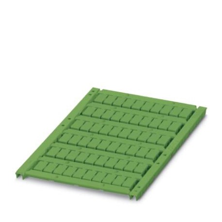 UCT-TM 6 GN 0829163 PHOENIX CONTACT Marcador para bornes, Estera, verde, sin rotular, rotulable con: THERMOM..