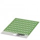 US-WMT (12X4) GN 0829285 PHOENIX CONTACT Marcador de cables, Tarjeta, verde, sin rotular, rotulable con: THE..