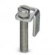 KB- 6 0201472 PHOENIX CONTACT Chain bridge, Number of positions: 1, Color: silver