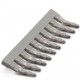 EB 10- 8 0202138 PHOENIX CONTACT Insertion bridge, Number of positions: 10, Color: gray