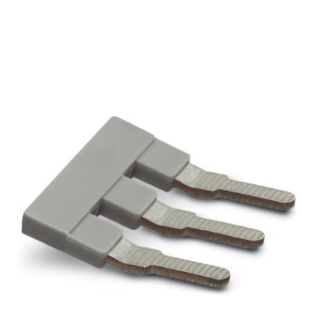 EB 3-10 0203328 PHOENIX CONTACT Peine puenteador, paso: 10 mm, número de polos: 3, color: gris
