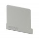 D-USK 4/10 0260028 PHOENIX CONTACT Tapa final, longitud: 4,2 mm, anchura: 1,3 mm, altura: 35,3 mm, color: gr..