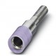PSBJ 4/15/6 VT 0303383 PHOENIX CONTACT Hembra roscada, color: violeta