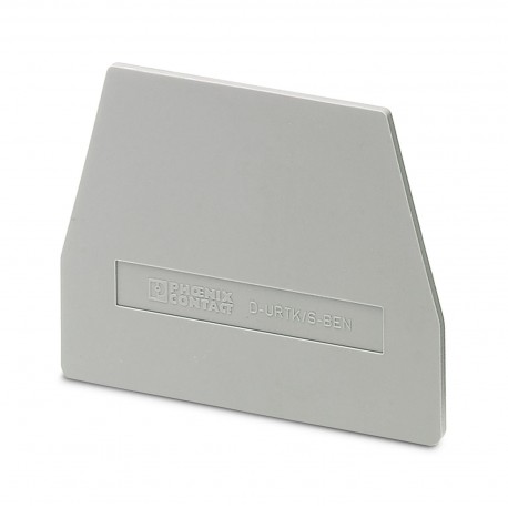 D-URTK/S-BEN 0308029 PHOENIX CONTACT Tapa final, longitud: 61 mm, anchura: 2,2 mm, altura: 48,5 mm, color: g..