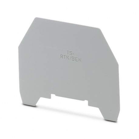 TS-RTK-BEN 0308210 PHOENIX CONTACT Placa separadora, longitud: 61 mm, anchura: 0,8 mm, color: gris
