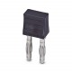KSS 10 0310541 PHOENIX CONTACT Conector de cortocircuito, paso: 10 mm, número de polos: 2, color: negro