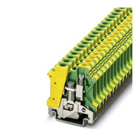 USLKG 6 N 0442079 PHOENIX CONTACT Ground modular terminal block, Connection method: Screw connection, Number..