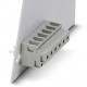 DFK 5-9,5 0706605 PHOENIX CONTACT Conector pasamuros, tipo de conexión: Conexión por tornillo, Conexión de s..