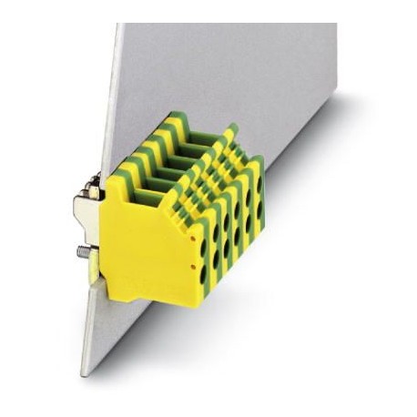 DFK 4-PE 0708315 PHOENIX CONTACT BJ traversant PE, Mode de raccordement: Raccordement vissé, Courant de char..