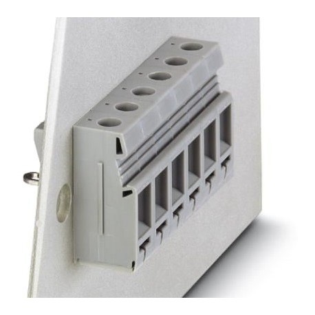 VDFK 6/K 0711056 PHOENIX CONTACT Conector pasamuros, tipo de conexión: Conexión por tornillo, Conexión por s..