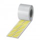 EMLC (25X8)R YE 0800240 PHOENIX CONTACT Etichetta in tessuto, Rotolo, giallo, in bianco, siglabile con: THER..