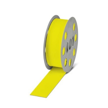 WMS 38,1 (EX60)R YE 0800309 PHOENIX CONTACT Shrink sleeve, Roll, yellow, unlabeled, can be labeled with: THE..