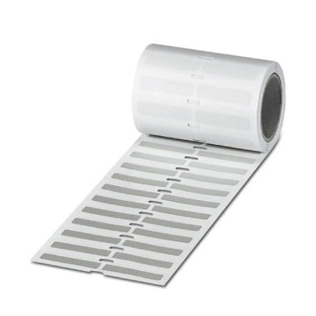 EMLS (40X8)R SR 0800348 PHOENIX CONTACT Etiquette de sécurité avec colle spéciale, Rouleau, argent, vierge, ..