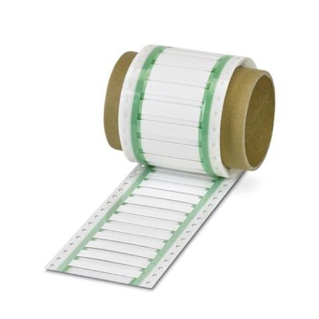 WMS 6,4 (60X10)R 0800367 PHOENIX CONTACT Gaine thermorétractable, Rouleau, blanc, vierge, repérable avec : T..