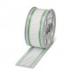 WMS 2,4 (60X4)RXL 0800392 PHOENIX CONTACT Entubado termorretráctil, Rollo, blanco, rotulable con: THERMOMARK..