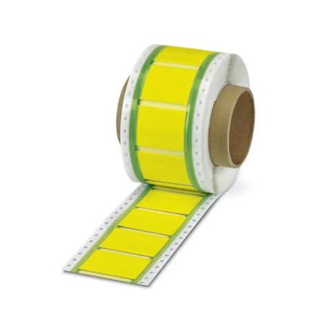WMS 25,4 (60X40)R YE 0800405 PHOENIX CONTACT Gaine thermorétractable, Rouleau, jaune, vierge, repérable avec..
