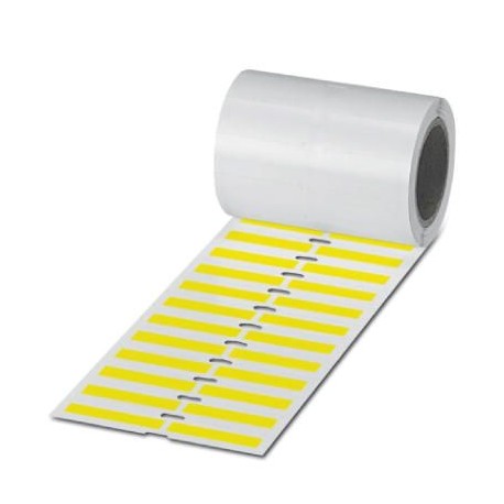 EMLC (40X8)R YE 0800555 PHOENIX CONTACT Fabric label, Roll, yellow, unlabeled, can be labeled with: THERMOMA..
