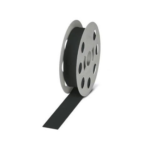 WMS 25,4 (EX40)R BK CUS 0800732 PHOENIX CONTACT Entubado termorretráctil, Rollo, negro, Perforado, clase de ..