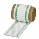 WMS 2,4 (30X4)R CUS 0800745 PHOENIX CONTACT Entubado termorretráctil, Rollo, blanco, Perforado, clase de mon..