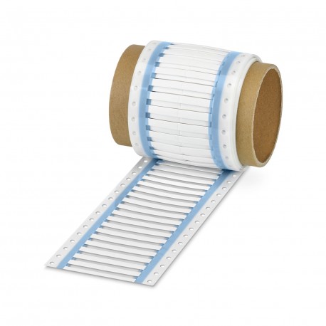 WMS 3,2 (30X5)R CUS 0800746 PHOENIX CONTACT Entubado termorretráctil, Rollo, blanco, Perforado, clase de mon..