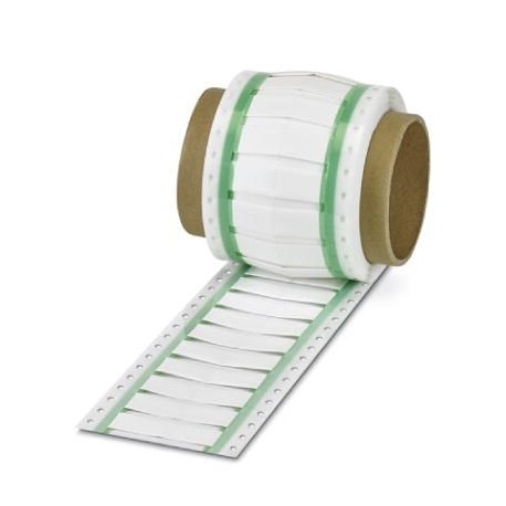 WMS 9,5 (30X16)R CUS 0800751 PHOENIX CONTACT Entubado termorretráctil, Rollo, blanco: personalizado, Perfora..