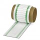 WMS 3,2 (15X5)R CUS 0800753 PHOENIX CONTACT Entubado termorretráctil, Rollo, blanco: personalizado, Perforad..