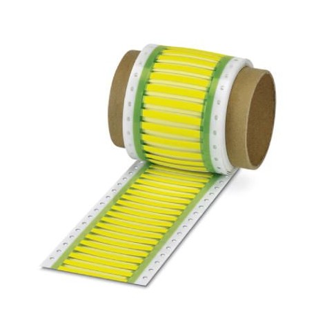 WMS 3,2 (60X5)R YE CUS 0800756 PHOENIX CONTACT Manguito termorretráctil, Rollo, amarillo: personalizado, Per..