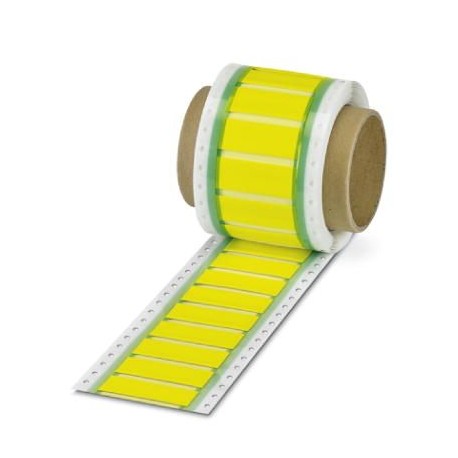 WMS 12,7 (60X20)R YE CUS 0800760 PHOENIX CONTACT Gaine thermorétractable, Rouleau, jaune, impression selon l..