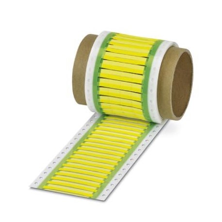 WMS 2,4 (15X4)R YE CUS 0800770 PHOENIX CONTACT Gaine thermorétractable, Rouleau, jaune, impression selon les..