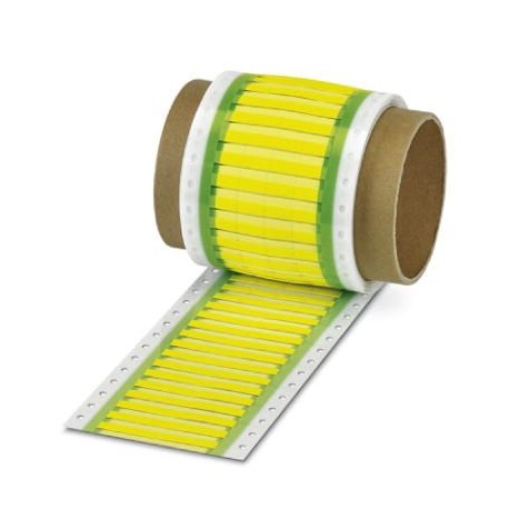 WMS 3,2 (15X5)R YE CUS 0800771 PHOENIX CONTACT Gaine thermorétractable, Rouleau, jaune, impression selon les..
