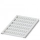 UCT-WMT (10X4) 0801430 PHOENIX CONTACT Repère pour conducteur, Planche, blanc, vierge, repérable avec : THER..