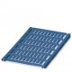 UCT-WMT (10X4) BU 0801437 PHOENIX CONTACT Conductor marker, Sheet, blue, unlabeled, can be labeled with: THE..