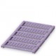 UCT-WMT (12X4) VT 0801443 PHOENIX CONTACT marcador condutor, folha, violeta, sem rótulo, pode ser rotulado c..