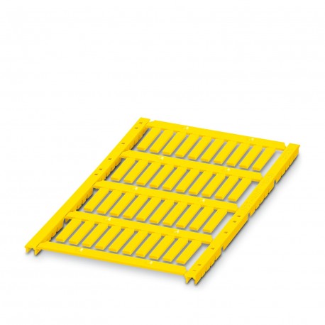 UCT-WMT (18X4) YE 0801463 PHOENIX CONTACT Repère pour conducteur, Planche, jaune, vierge, repérable avec : T..