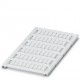 UCT-EM (6X10) 0801493 PHOENIX CONTACT Cartellino ad innesto, Scheda, bianco, in bianco, siglabile con: THERM..