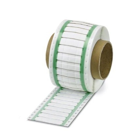 WMS 6,4 (15X10)RL 0801594 PHOENIX CONTACT Entubado termorretráctil, Rollo, blanco, rotulable con: THERMOMARK..