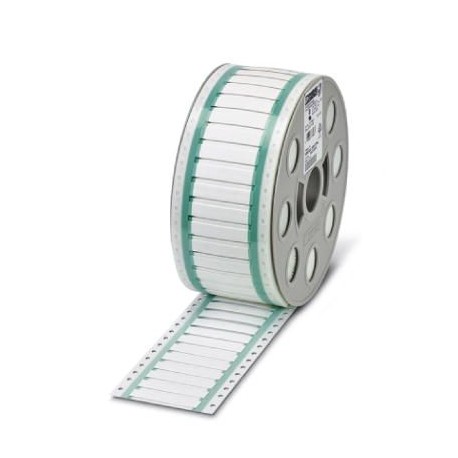 WMS 6,4 (15X10)RXL 0801595 PHOENIX CONTACT Entubado termorretráctil, Rollo, blanco, rotulable con: THERMOMAR..