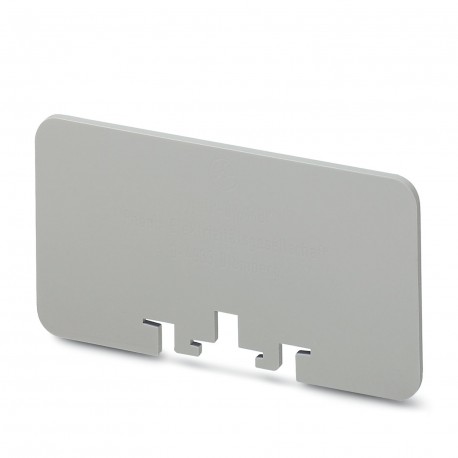 TP-BK/MBK 0801791 PHOENIX CONTACT Placa separadora, longitud: 80 mm, anchura: 2 mm, altura: 42 mm, color: gr..