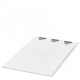 ESL (60X15) 0801851 PHOENIX CONTACT Insert strip, Sheet, white, unlabeled, can be labeled with: Office print..