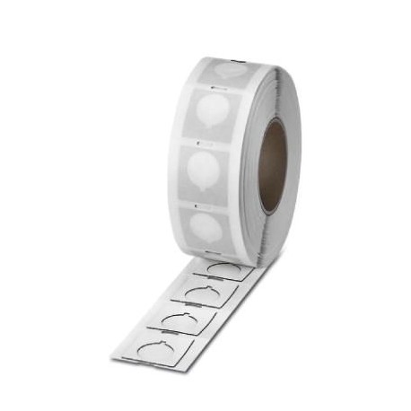 EMLP 30 (45X10)R 0801855 PHOENIX CONTACT Rótulo de plástico con agujero, Rollo, blanco, sin rotular, rotulab..