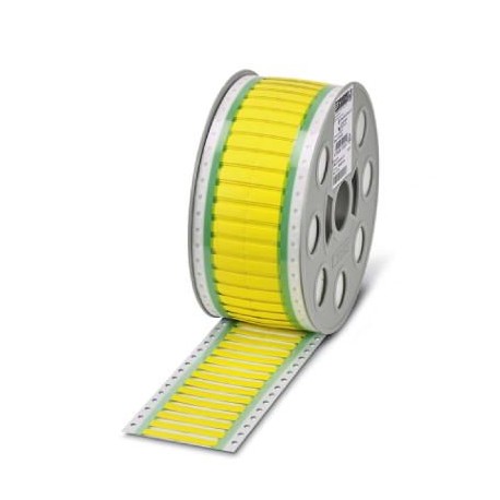WMS 4,8 (30X9)RXL YE 0803313 PHOENIX CONTACT Entubado termorretráctil, Rollo, amarillo, rotulable con: THERM..